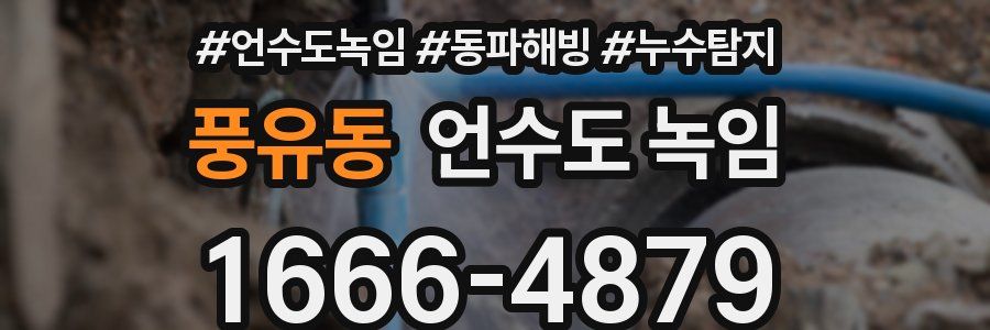 풍유동 언수도 녹임