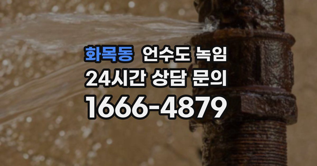 화목동 언수도 녹임