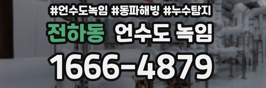 전하동 언수도 녹임