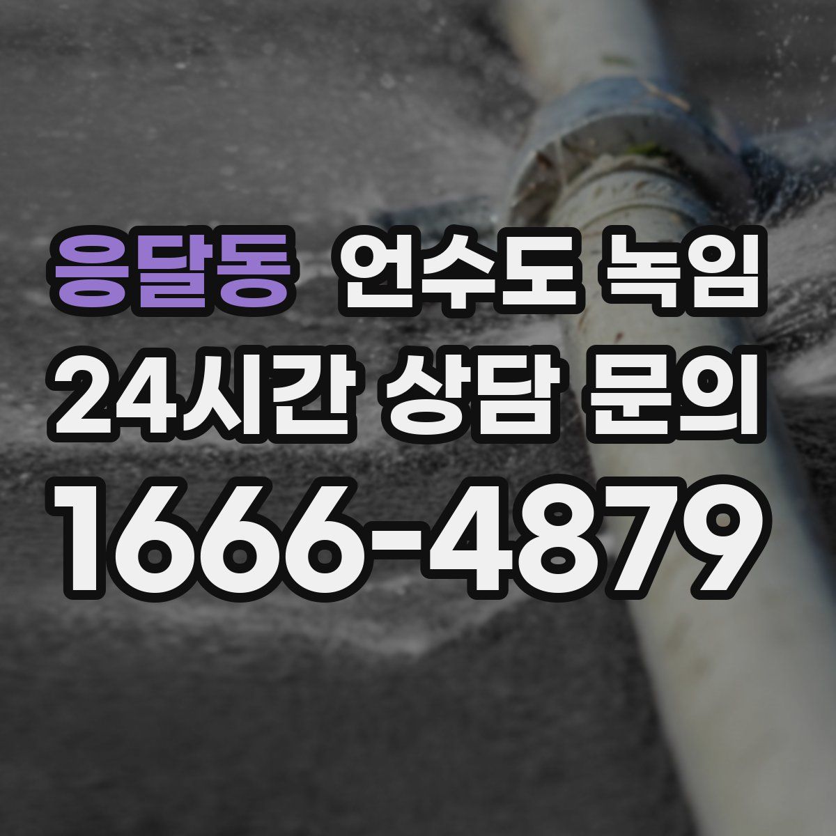 응달동 언수도 녹임