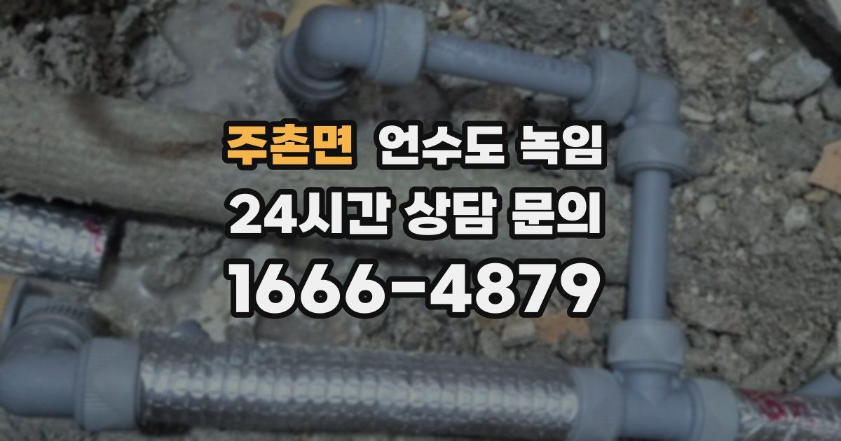 주촌면 언수도 녹임