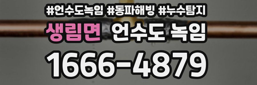 생림면 언수도 녹임