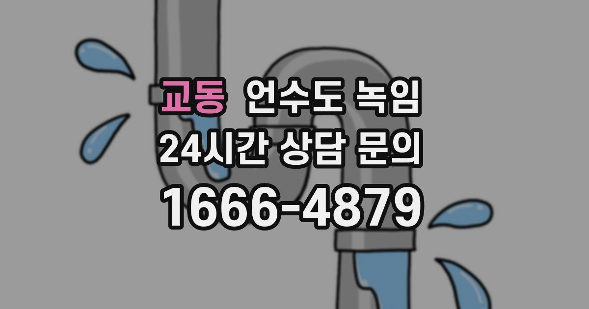 교동 언수도 녹임