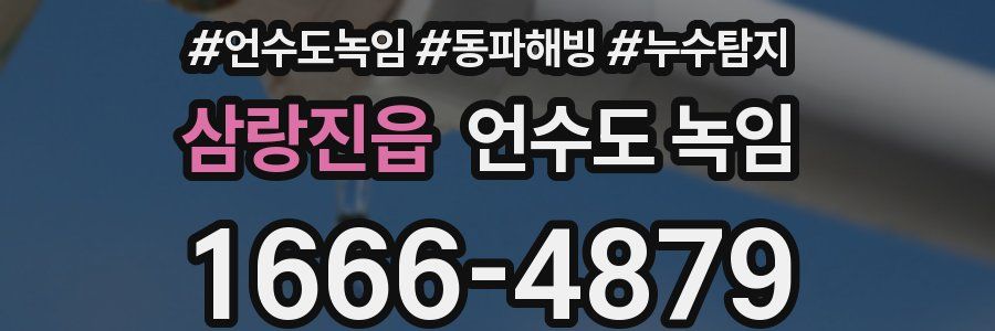 삼랑진읍 언수도 녹임