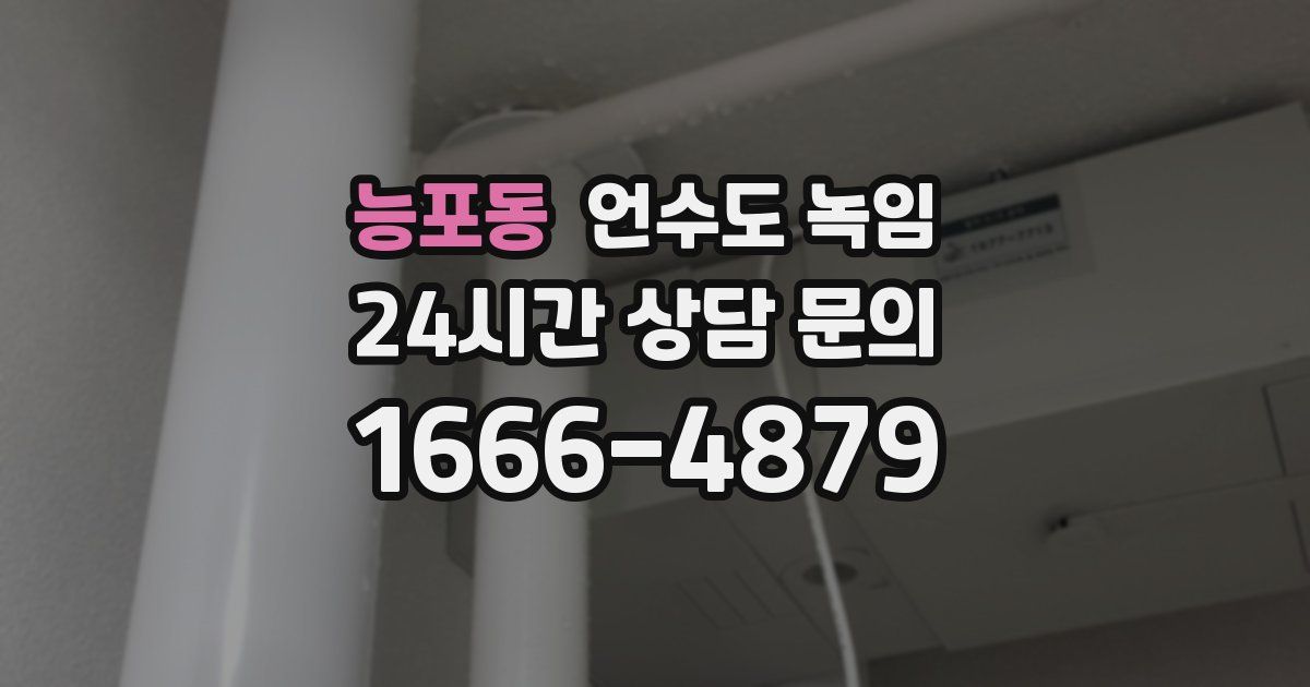 능포동 언수도 녹임