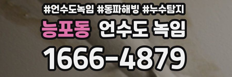 능포동 언수도 녹임