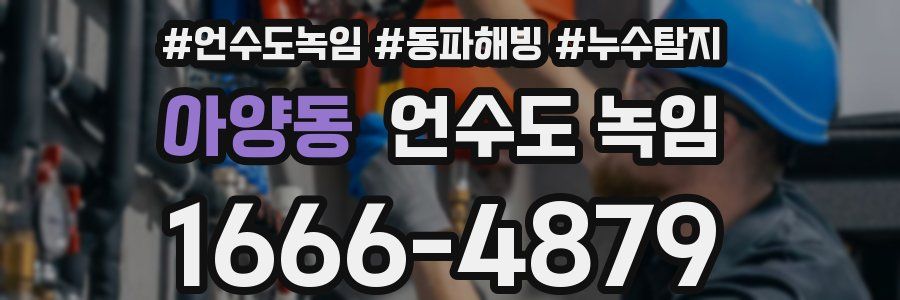 아양동 언수도 녹임