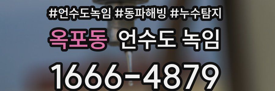 옥포동 언수도 녹임