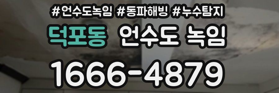 덕포동 언수도 녹임