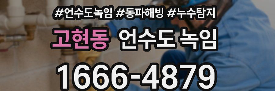 고현동 언수도 녹임