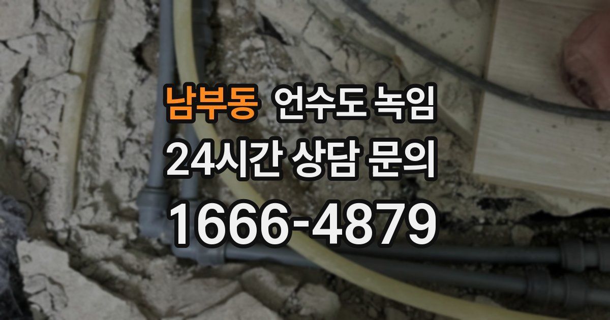 남부동 언수도 녹임