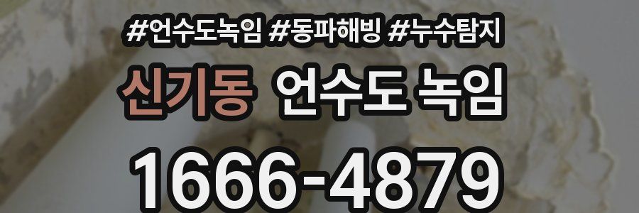 신기동 언수도 녹임