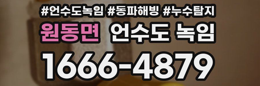 원동면 언수도 녹임