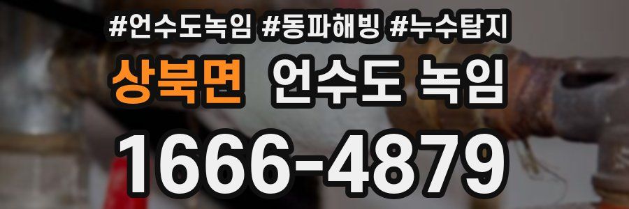 상북면 언수도 녹임