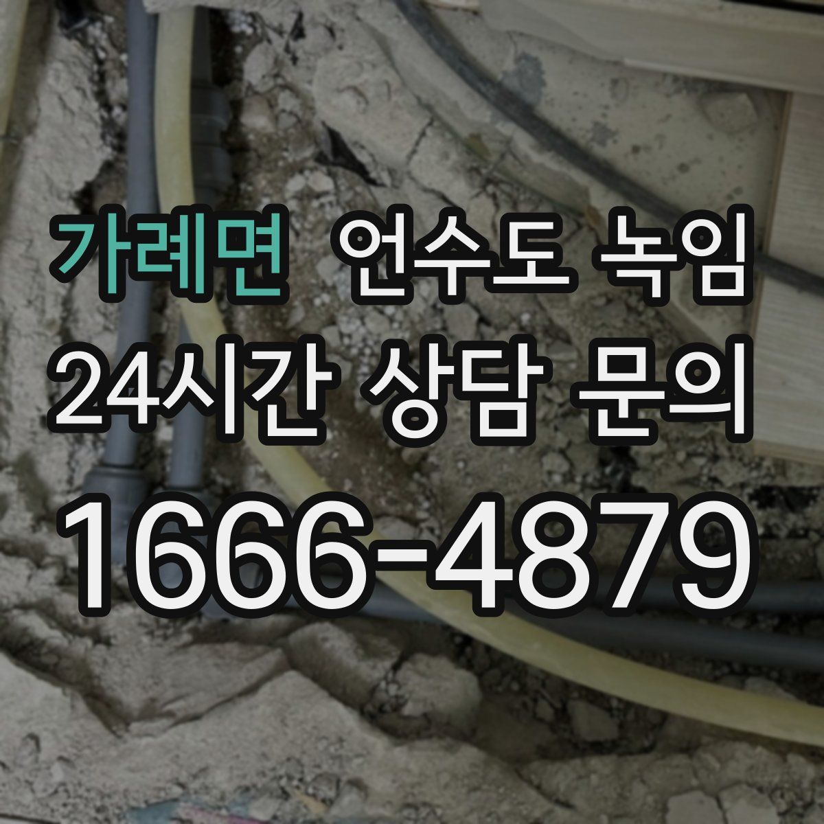 가례면 언수도 녹임