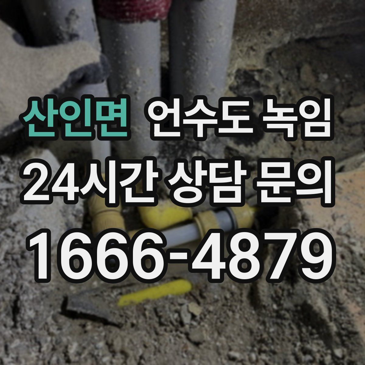 산인면 언수도 녹임