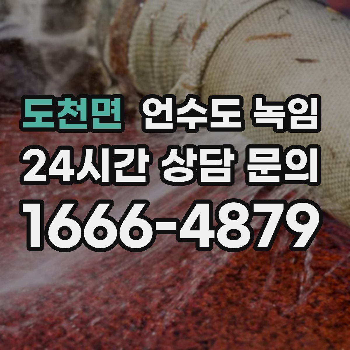 도천면 언수도 녹임