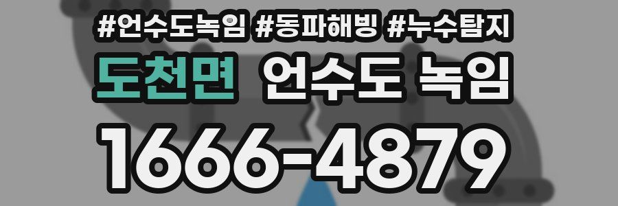 도천면 언수도 녹임