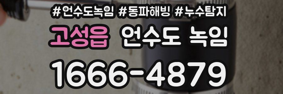 고성읍 언수도 녹임