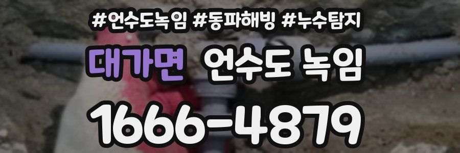 대가면 언수도 녹임