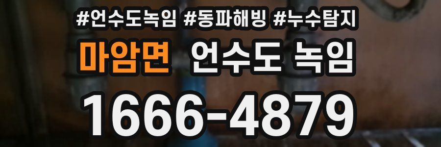 마암면 언수도 녹임