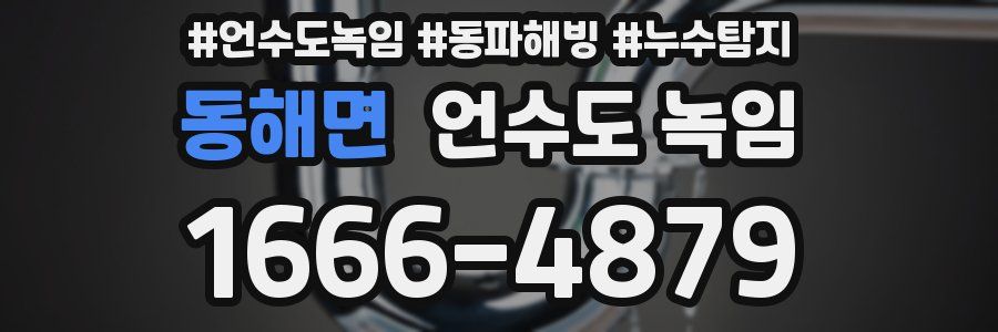 동해면 언수도 녹임