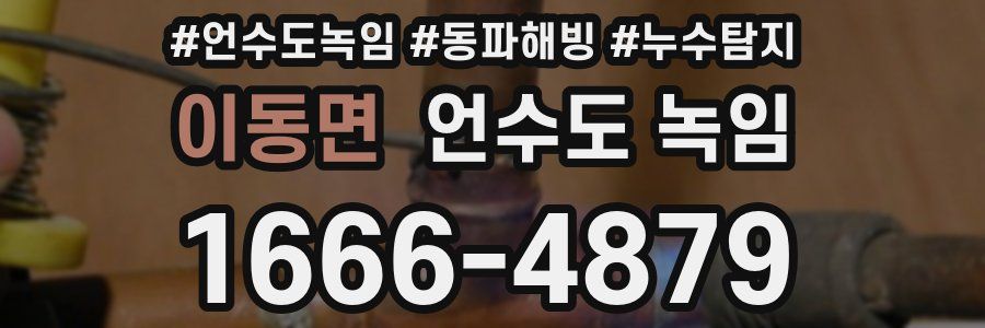 이동면 언수도 녹임