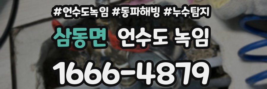 삼동면 언수도 녹임