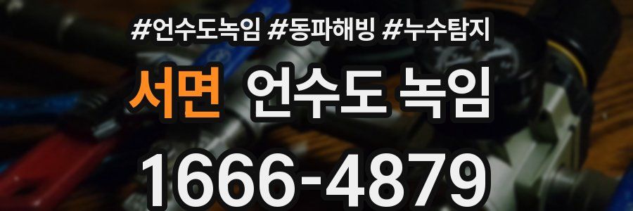 서면 언수도 녹임