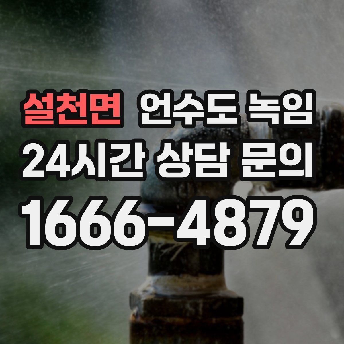 설천면 언수도 녹임