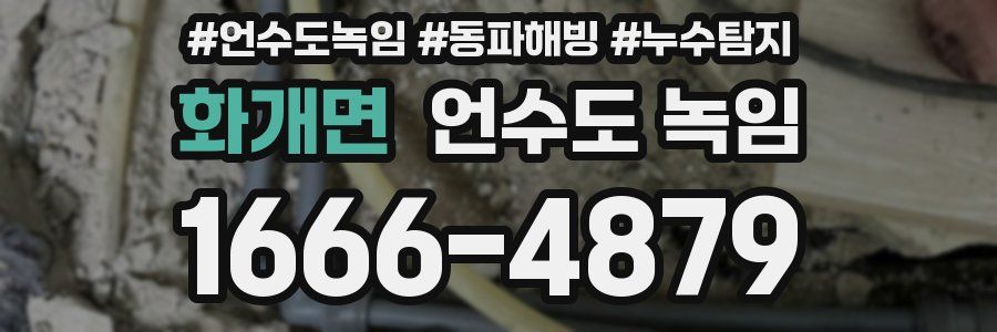 화개면 언수도 녹임