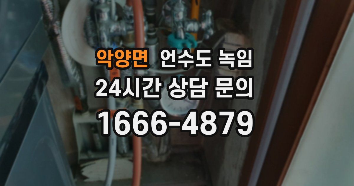 악양면 언수도 녹임