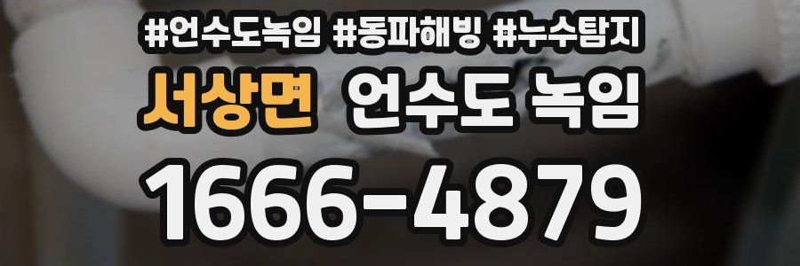 서상면 언수도 녹임