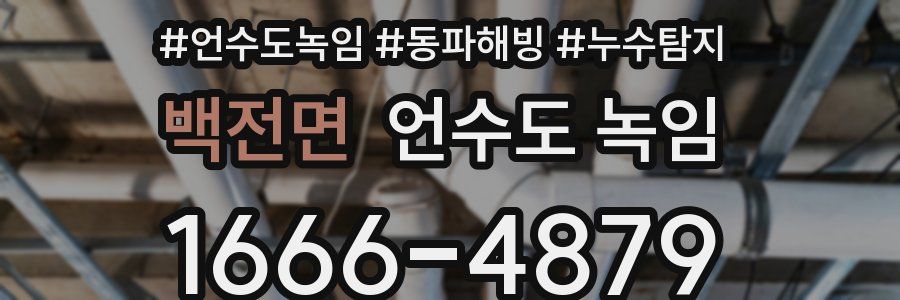 백전면 언수도 녹임