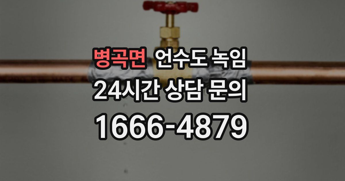 병곡면 언수도 녹임