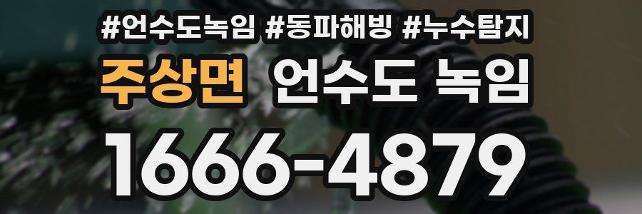 주상면 언수도 녹임