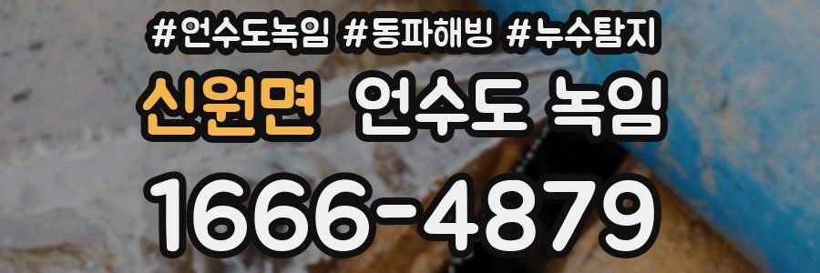 신원면 언수도 녹임