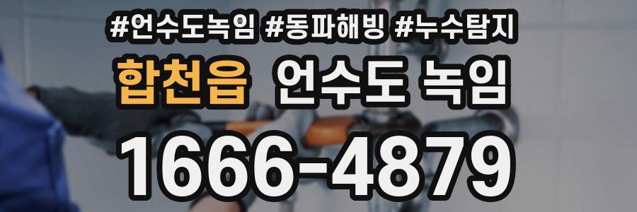 합천읍 언수도 녹임