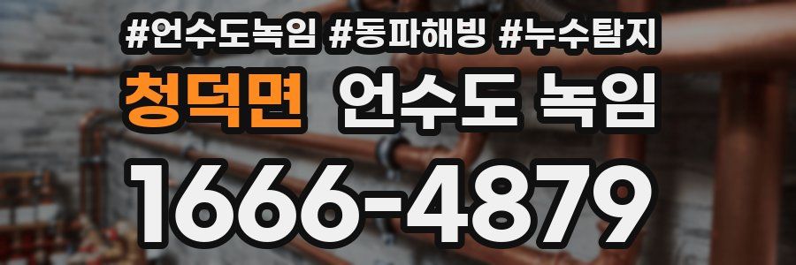 청덕면 언수도 녹임