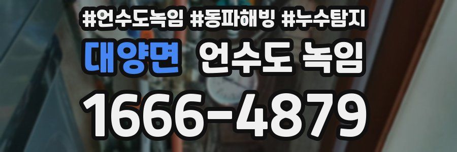 대양면 언수도 녹임