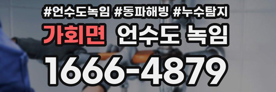 가회면 언수도 녹임