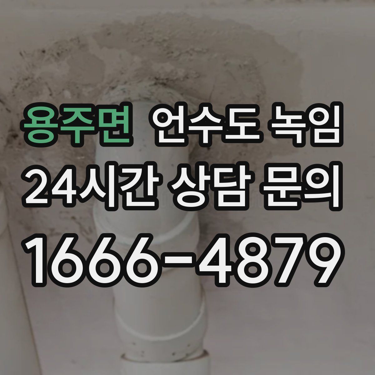 용주면 언수도 녹임