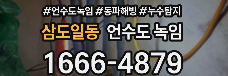 삼도일동 언수도 녹임