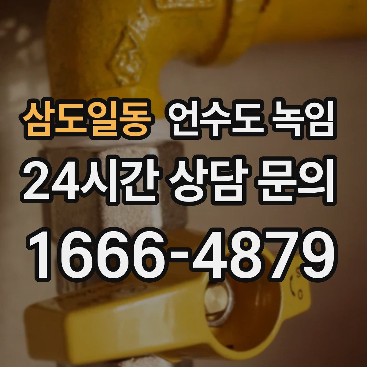 삼도일동 언수도 녹임