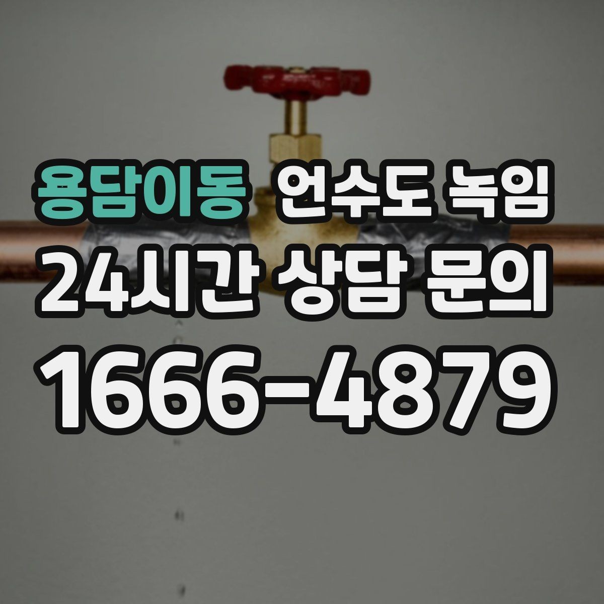 용담이동 언수도 녹임 한 군데만 안 나오는 집의 결빙 지점 찾기