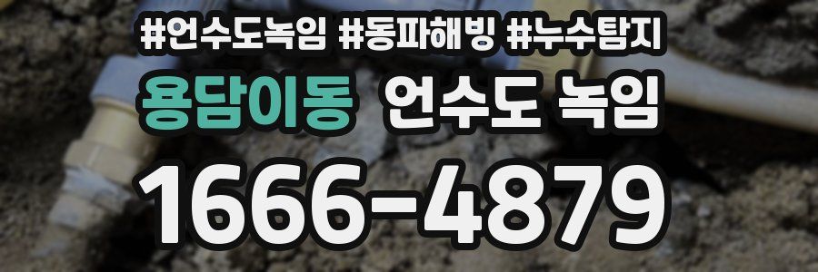 용담이동 언수도 녹임