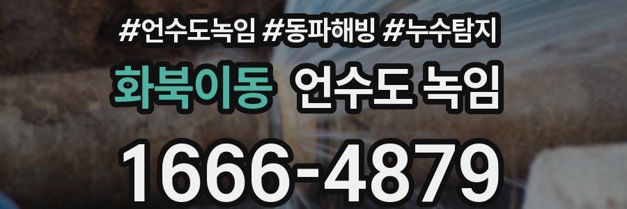 화북이동 언수도 녹임