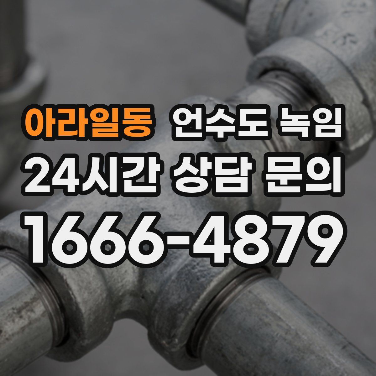 아라일동 언수도 녹임