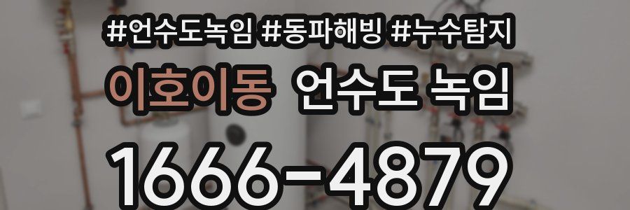 이호이동 언수도 녹임