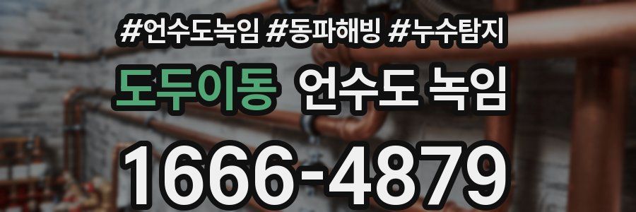 도두이동 언수도 녹임